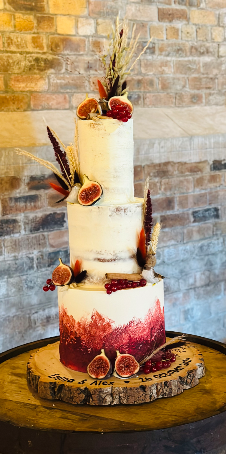 SLT Bakery naked wedding cake