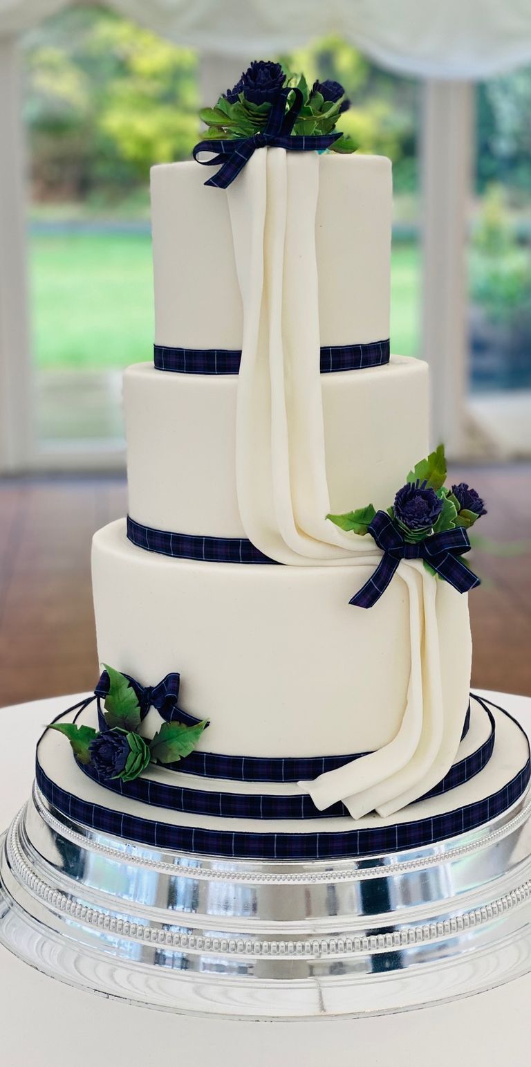 SLT Bakery Scottish wedding cake
