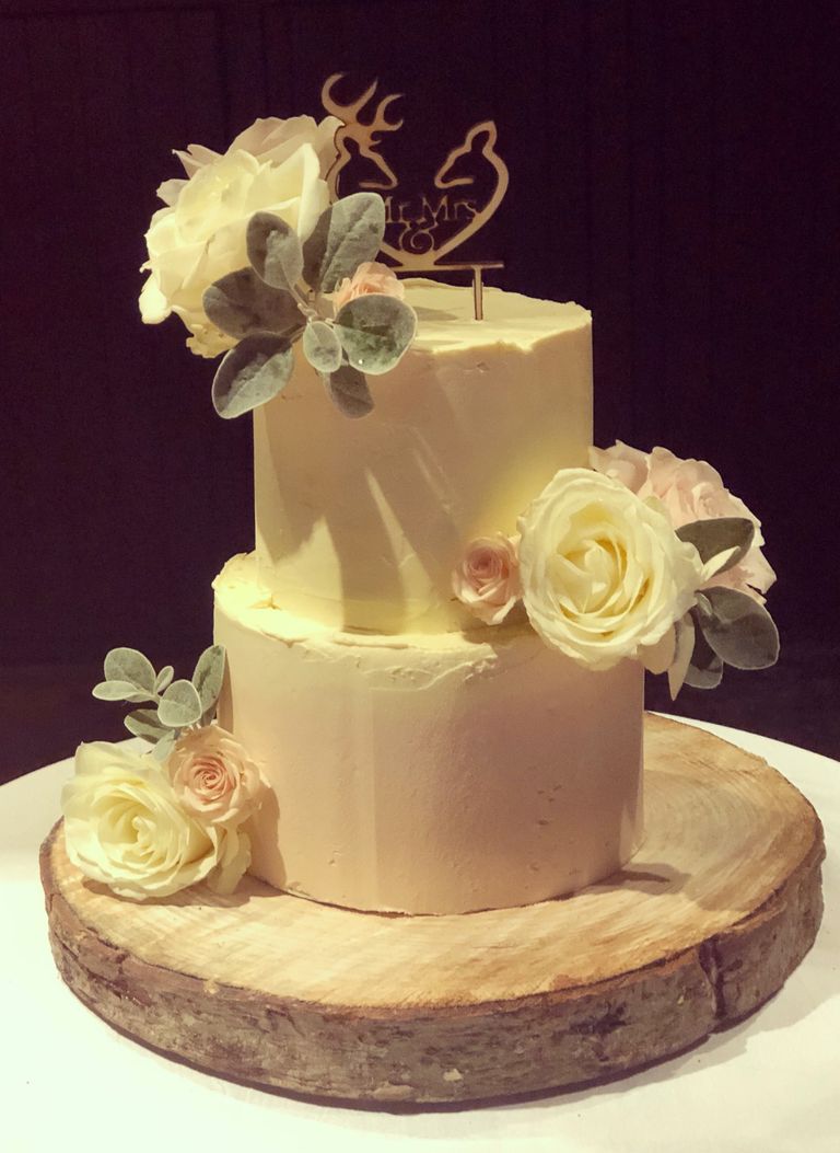 SLT Bakery buttercream wedding cake