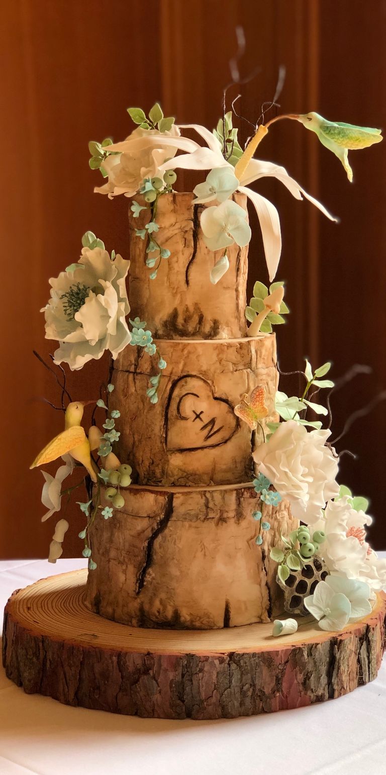 SLT Bakery woodland wedding cake