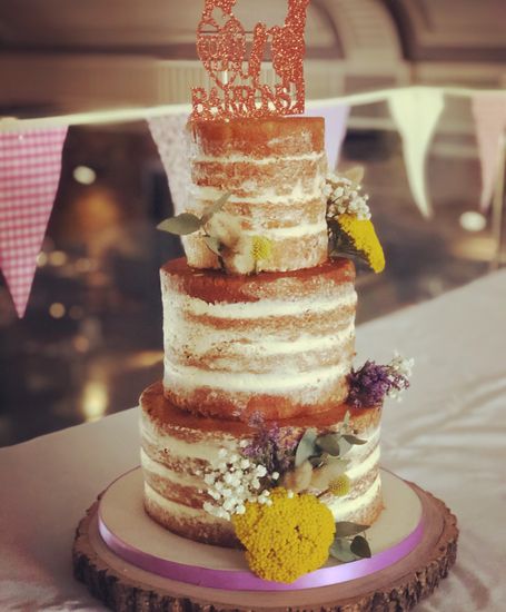 SLT Bakery naked wedding cake