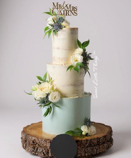 SLT Bakery naked wedding cake