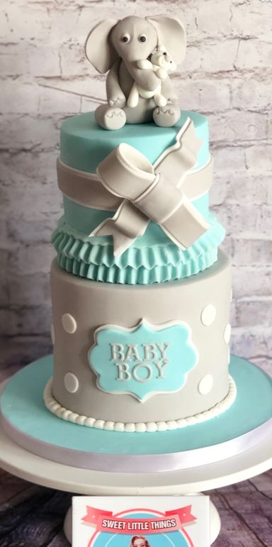 SLT Bakery baby shower cake